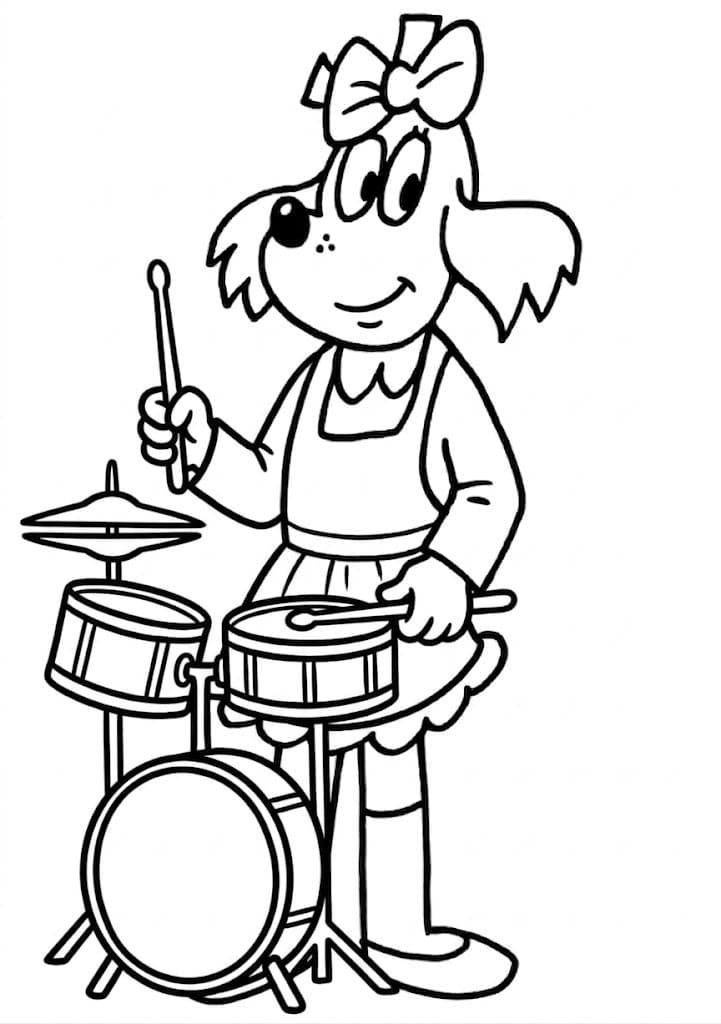 Fifinka snadný tisknutelné omalovánka