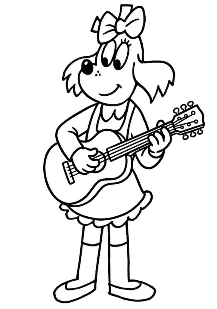 Fifinka zdarma prostý omalovánka