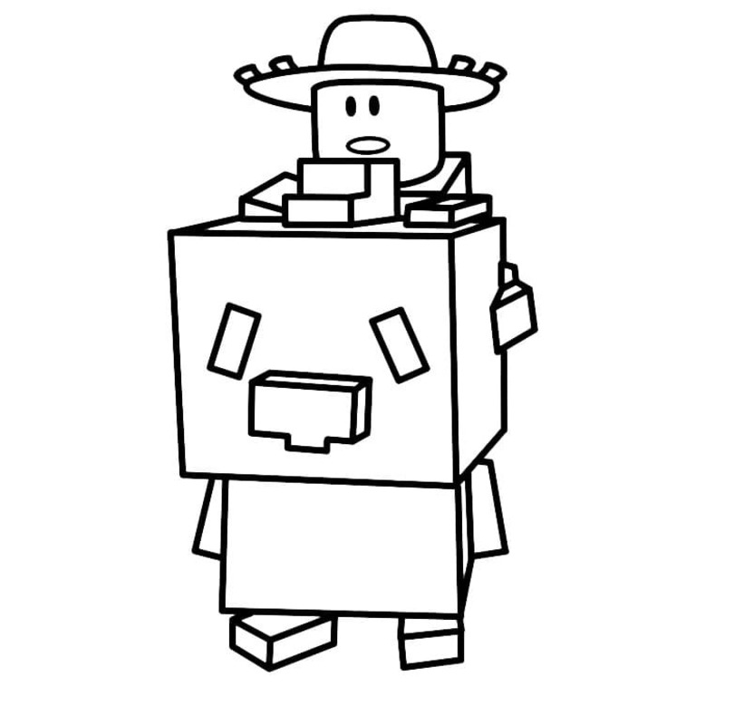 Grow a Garden zdarma prostý tisknutelné omalovánka