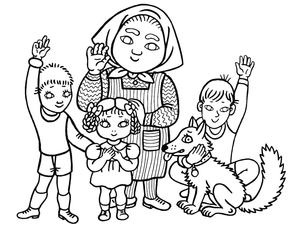 Honzíkova Cesta tisknutelné omalovánka