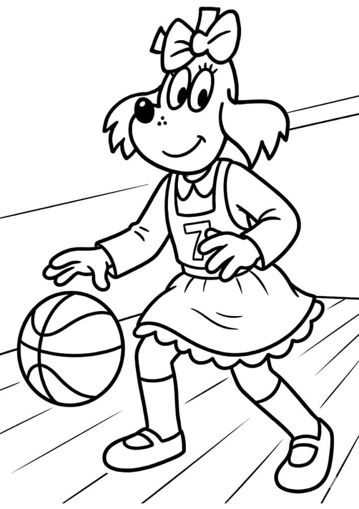 Nakreslete Fifinka prostý omalovánka