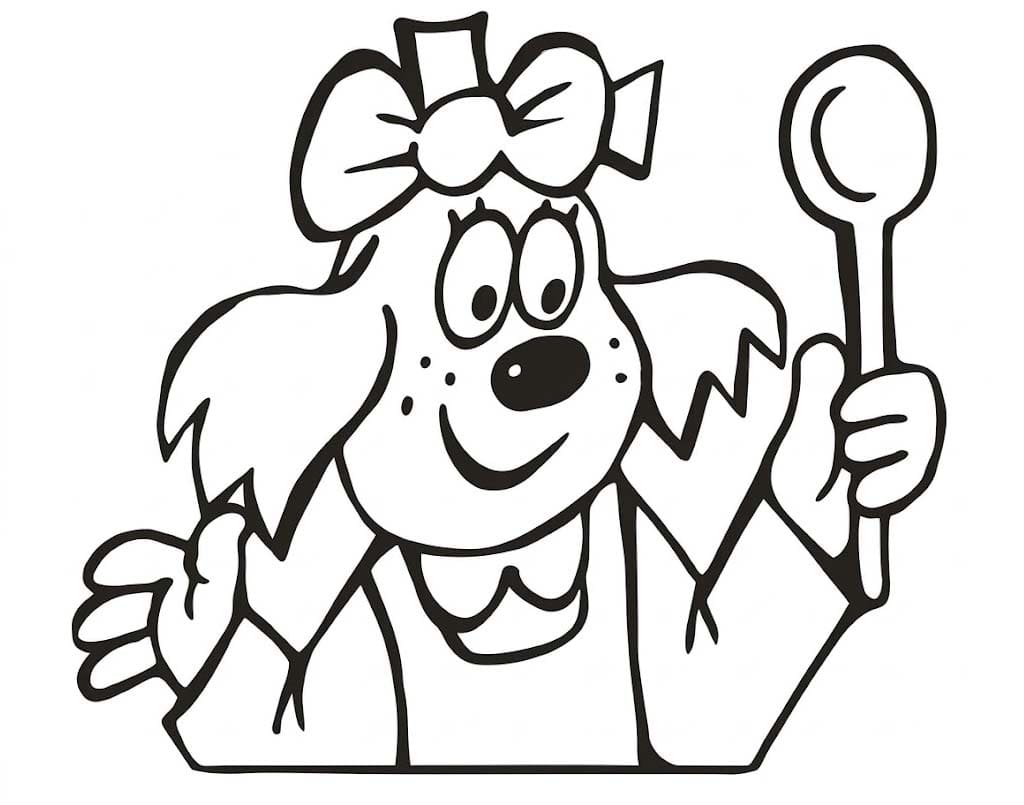 Nakreslete Fifinka tisknutelné pro děti omalovánka