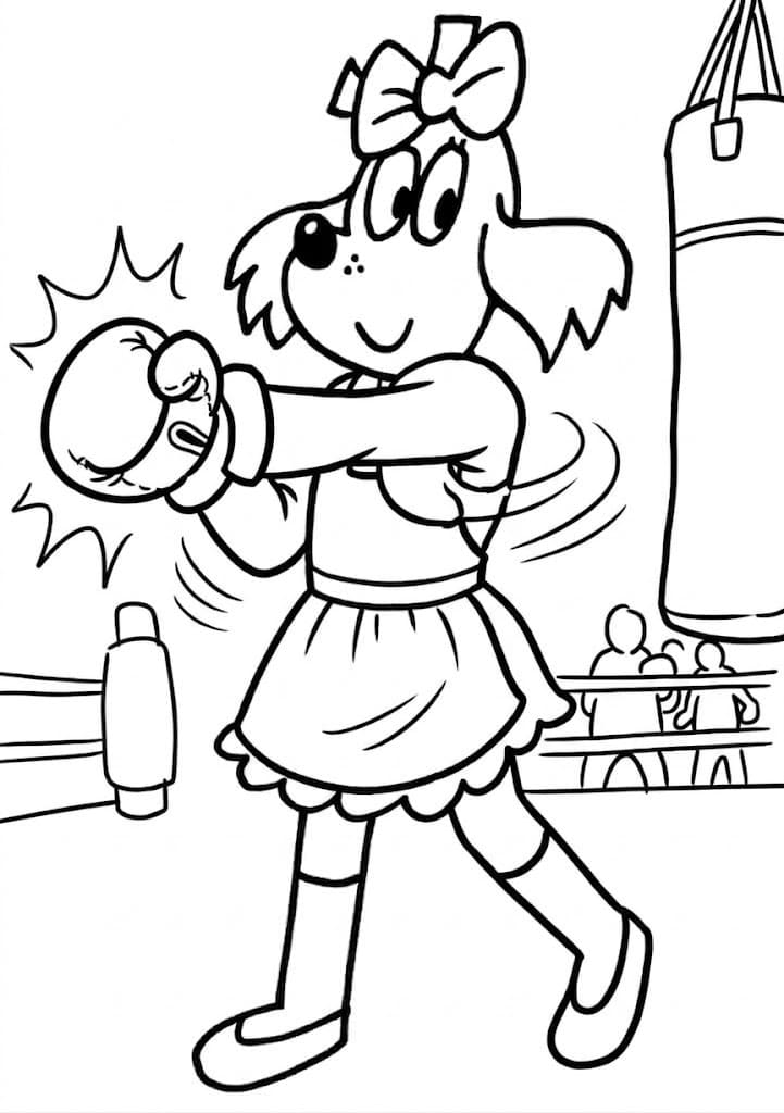 Nakreslete Fifinka zdarma prostý omalovánka