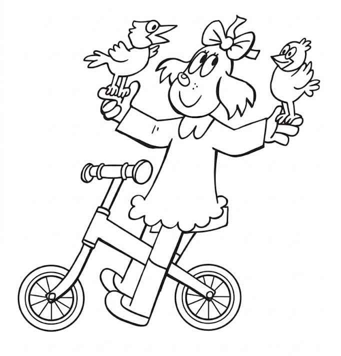 Nakreslete Fifinka zdarma základní tisknutelné omalovánka