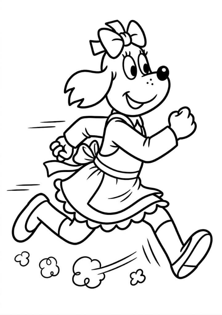 Nakreslete Fifinka zdarma omalovánka