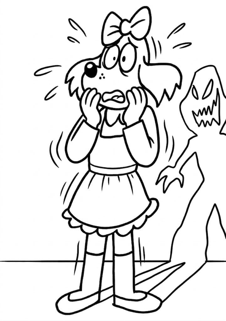 Nakreslete Fifinka omalovánka