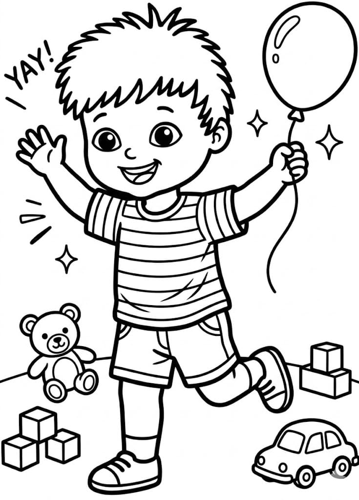 Nakreslete Honzíkova Cesta zdarma pro děti omalovánka