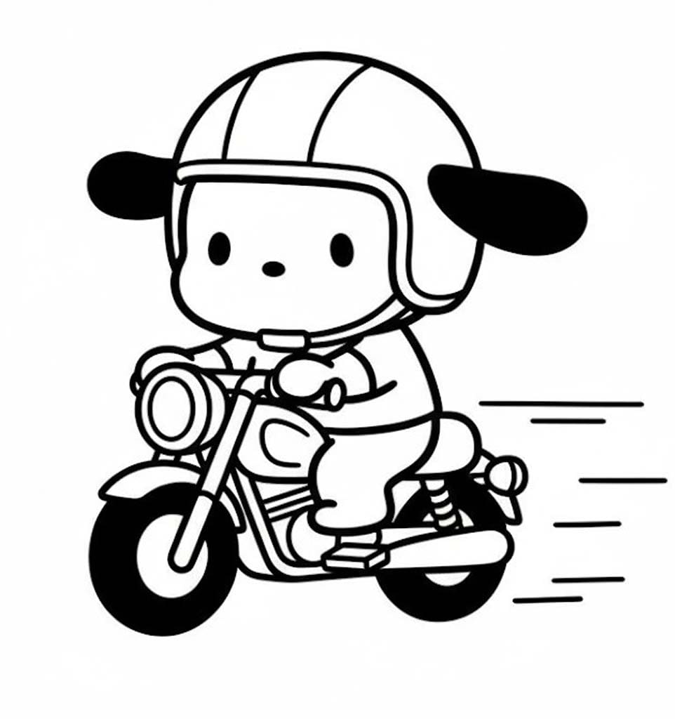 Nakreslete Pochacco tisknutelné omalovánka