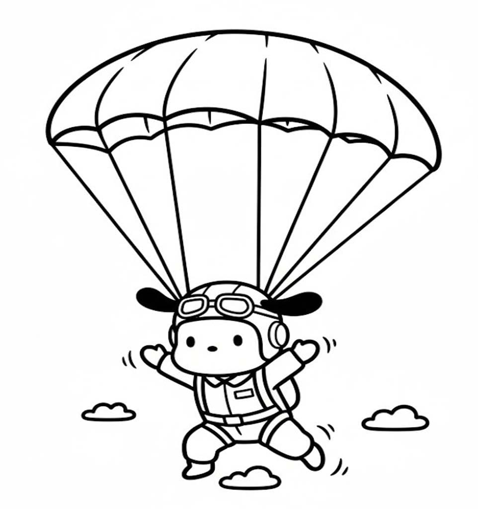 Nakreslete Pochacco zdarma omalovánka