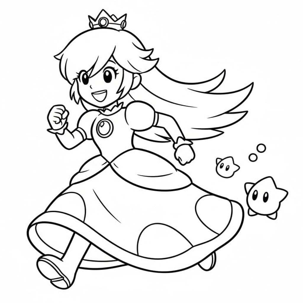 Nakreslete Rosalina k vytisknutí omalovánka