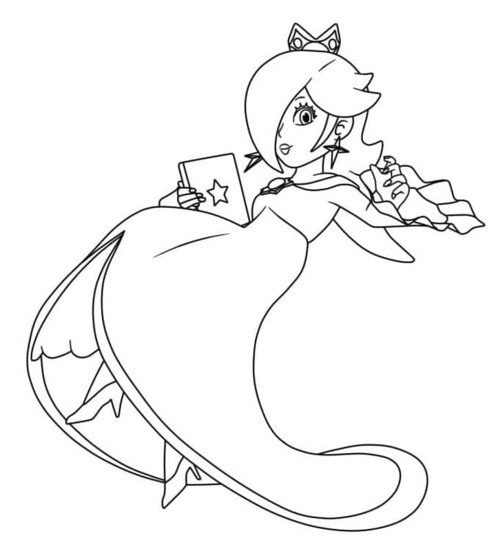 Nakreslete Rosalina prostý omalovánka