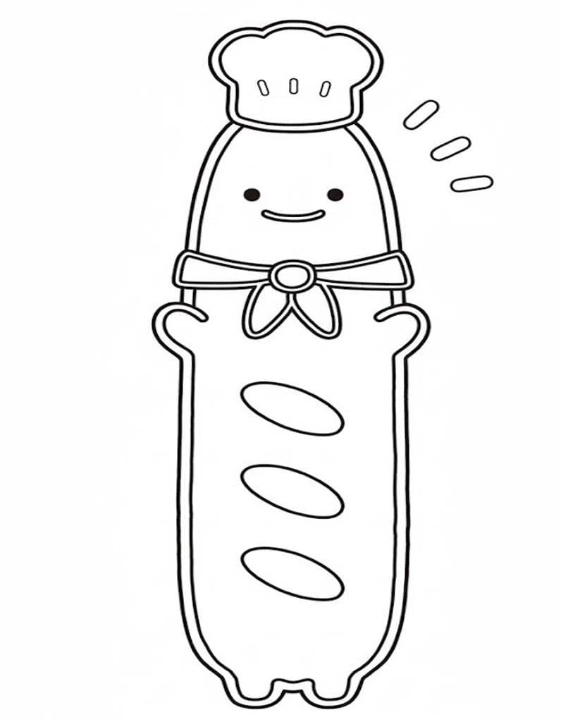 Nakreslete Sumikko Gurashi zdarma základní tisknutelné omalovánka