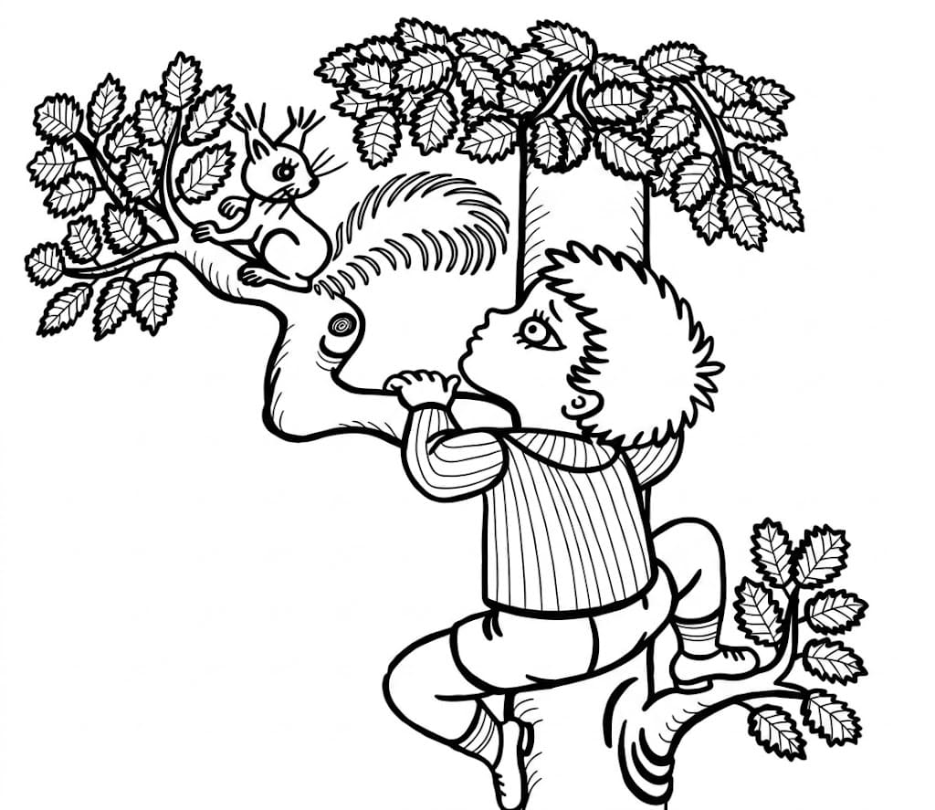 Obraz Honzíkova Cesta tisknutelné omalovánka