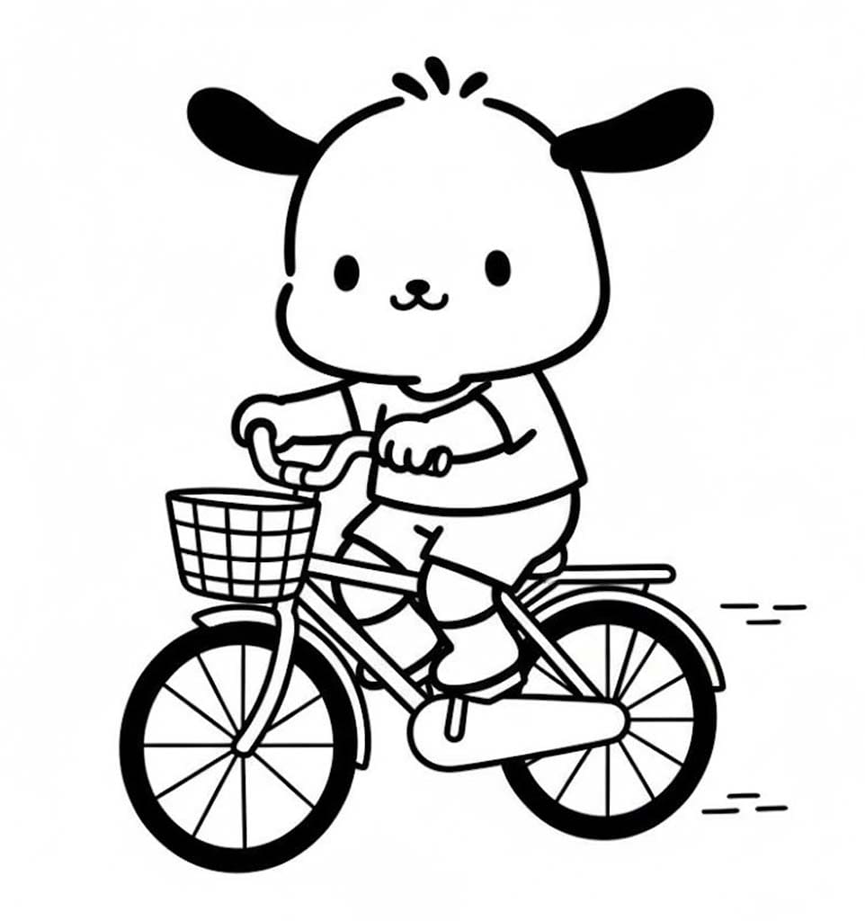 Obraz Pochacco tisknutelné omalovánka