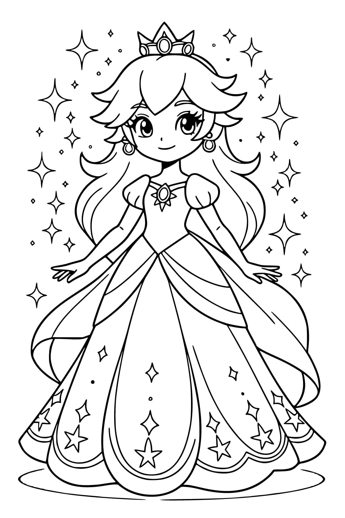 Rosalina omalovánky