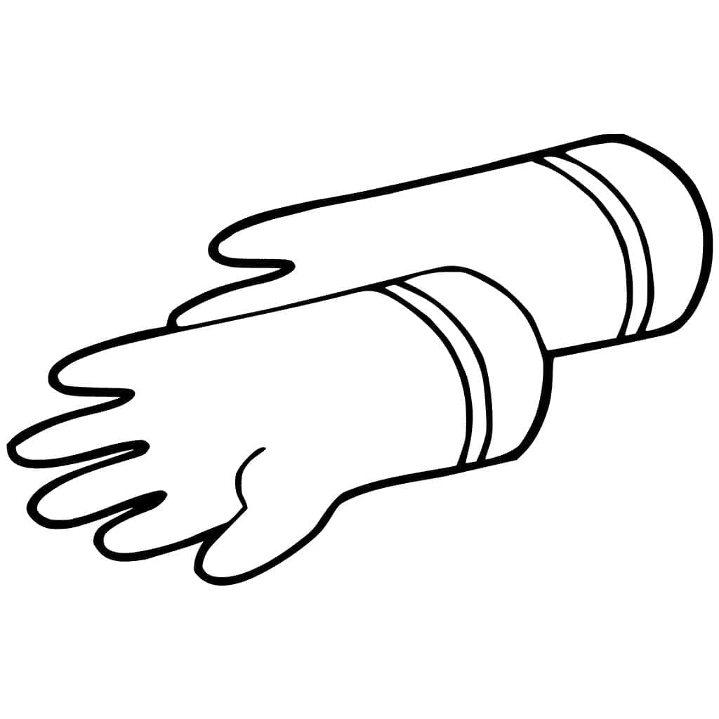 Rukavice zdarma základní omalovánka