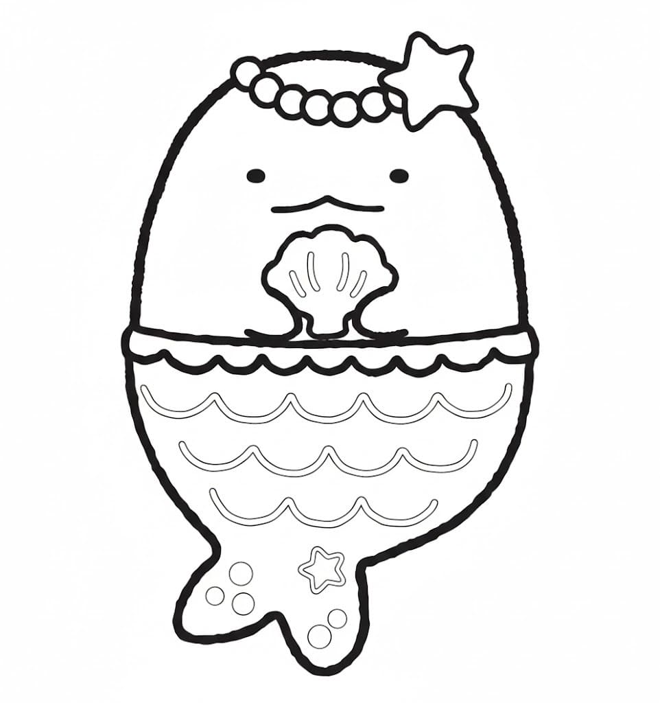 Sumikko Gurashi zdarma tisknutelné pro děti omalovánka