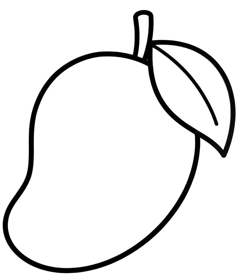 Nakreslete Mango omalovánka