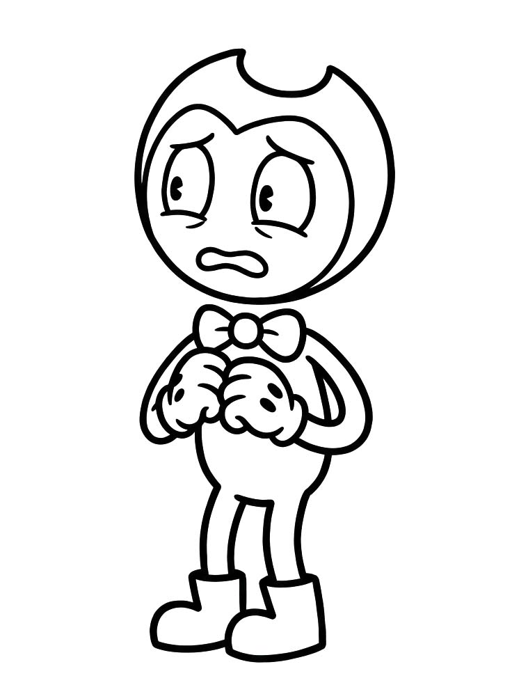 Bendy k vytisknutí omalovánka