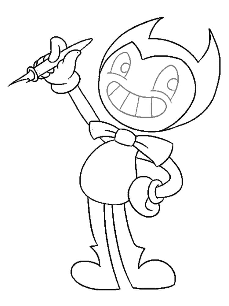 Bendy pro děti omalovánka