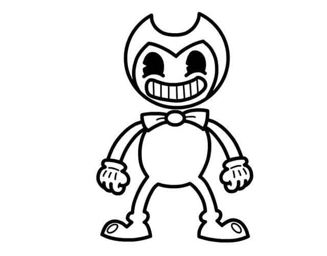 Bendy zdarma pro děti omalovánka