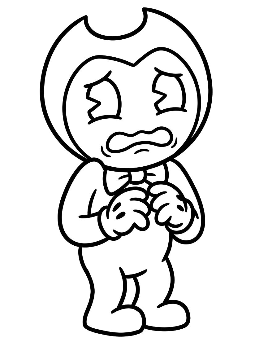 Bendy zdarma omalovánka