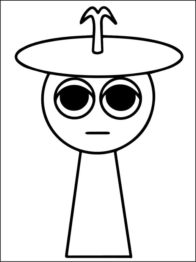 Incredibox Sprunki zdarma tisknutelné pro děti omalovánka
