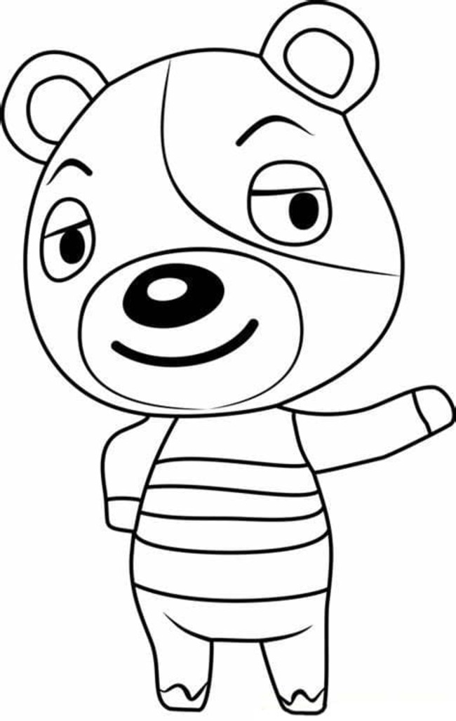 Nakreslete Animal Crossing zdarma omalovánka