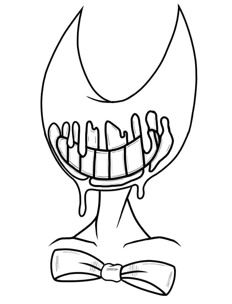 Nakreslete Bendy prostý omalovánka
