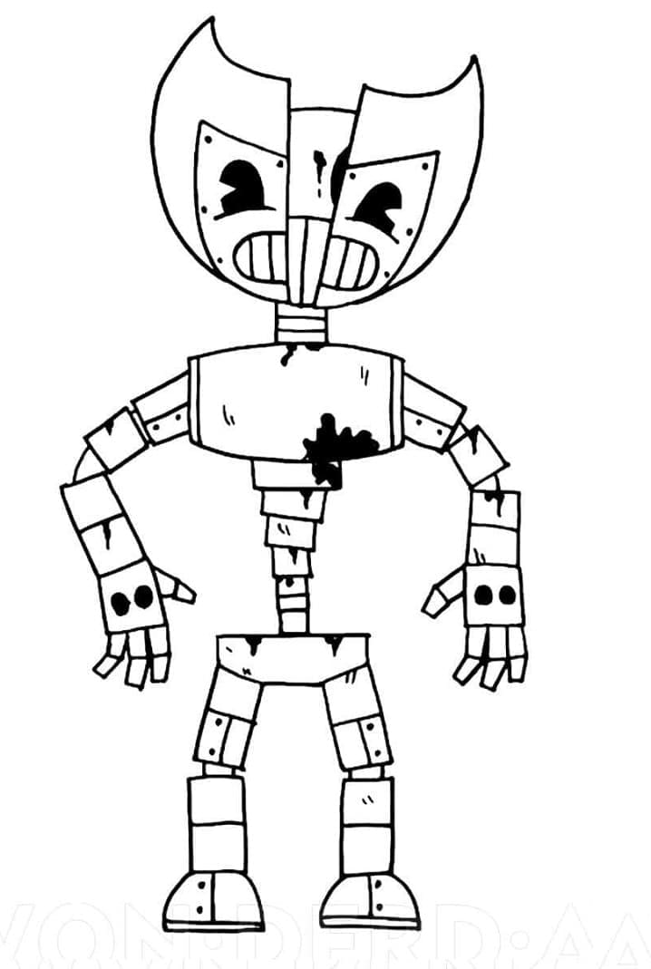 Nakreslete Bendy základní omalovánka
