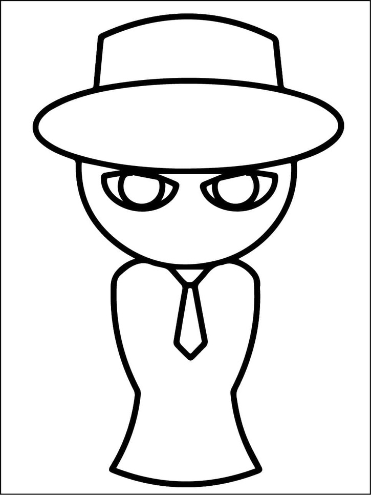 Nakreslete Incredibox Sprunki pro děti omalovánka