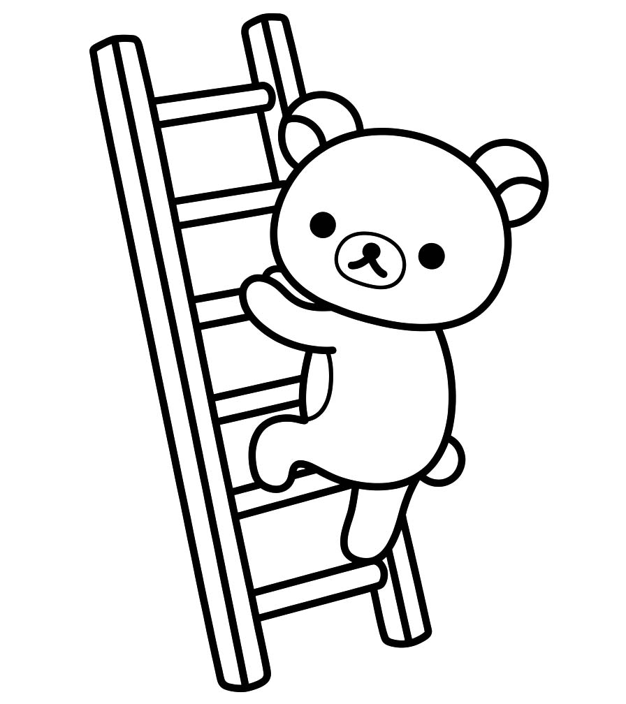 Nakreslete Rilakkuma tisknutelné pro děti omalovánka