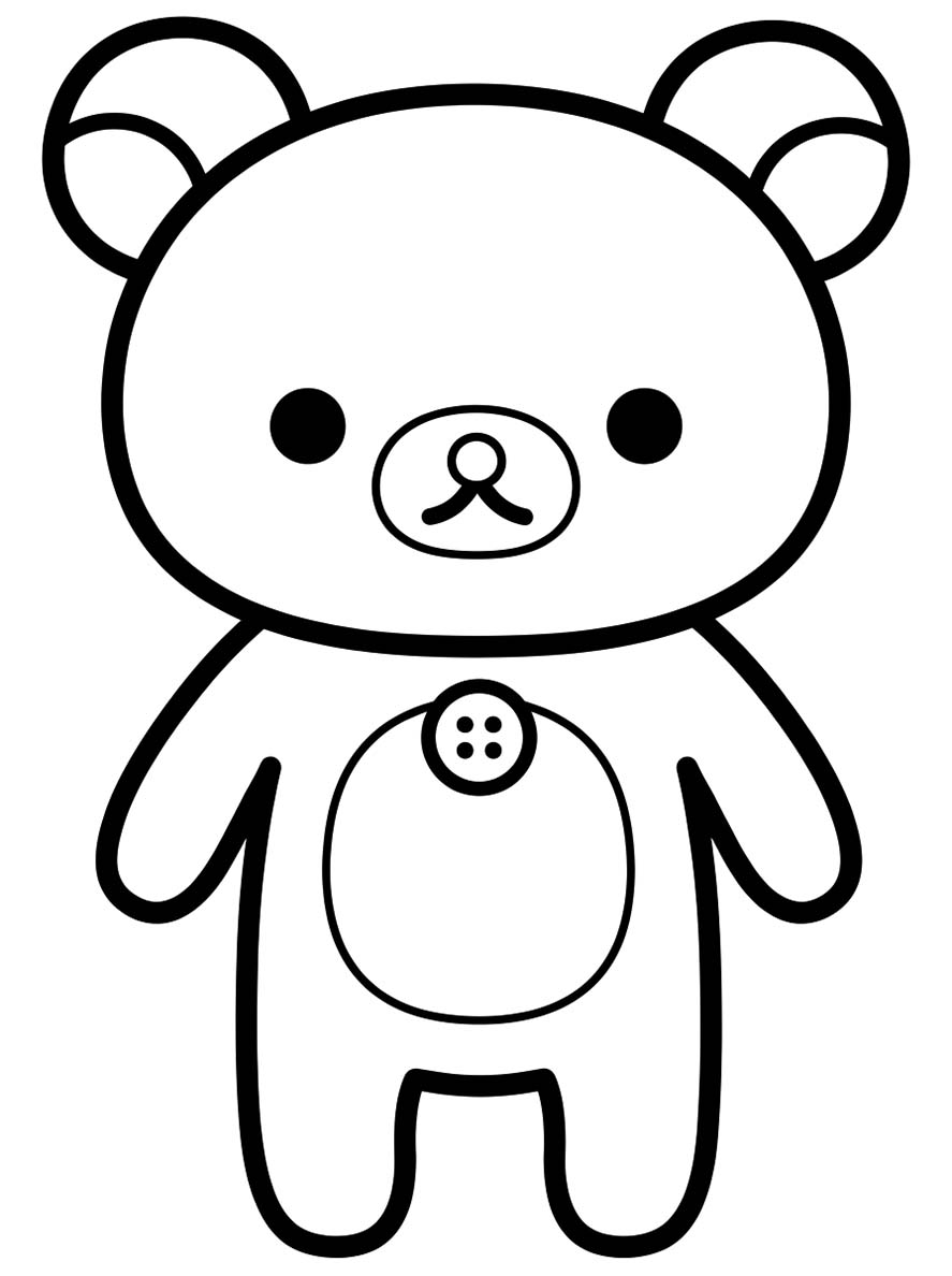 Rilakkuma omalovánky