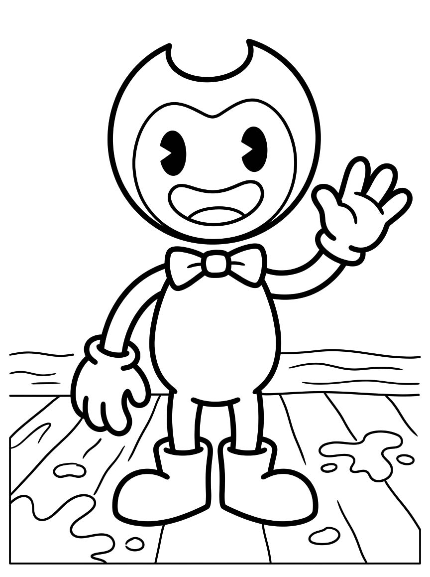 Obraz Bendy tisknutelné omalovánka