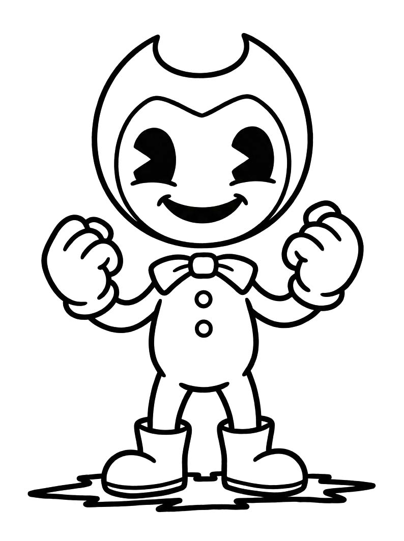 Obraz Bendy zdarma omalovánka