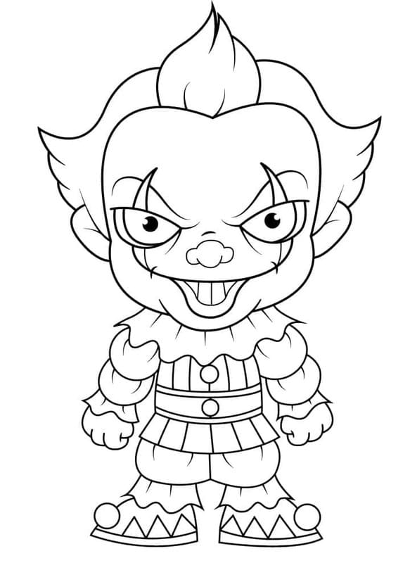 Pennywise k vytisknutí omalovánka