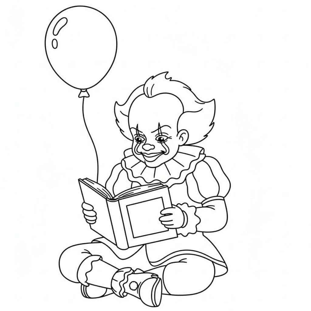 Pennywise zdarma omalovánka