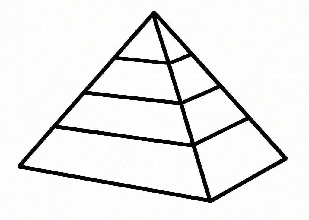 Pyramida zdarma základní omalovánka