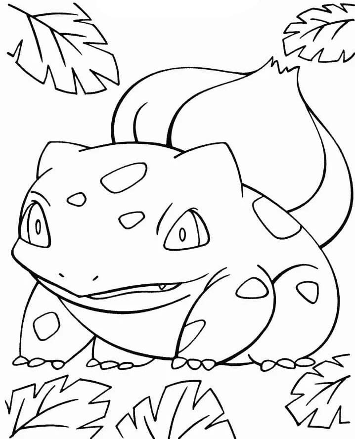 Bulbasaur zdarma snadný omalovánka