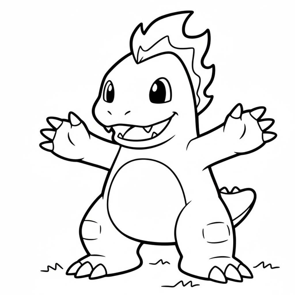 Digimon tisknutelné omalovánka