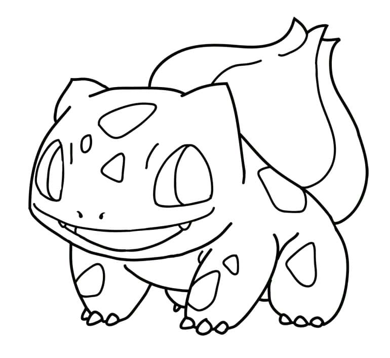 Nakreslete Bulbasaur tisknutelné omalovánka
