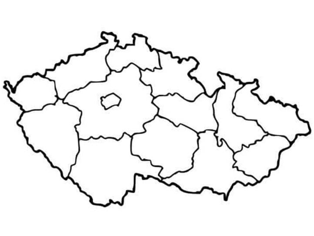 Nakreslete Česko pro děti omalovánka