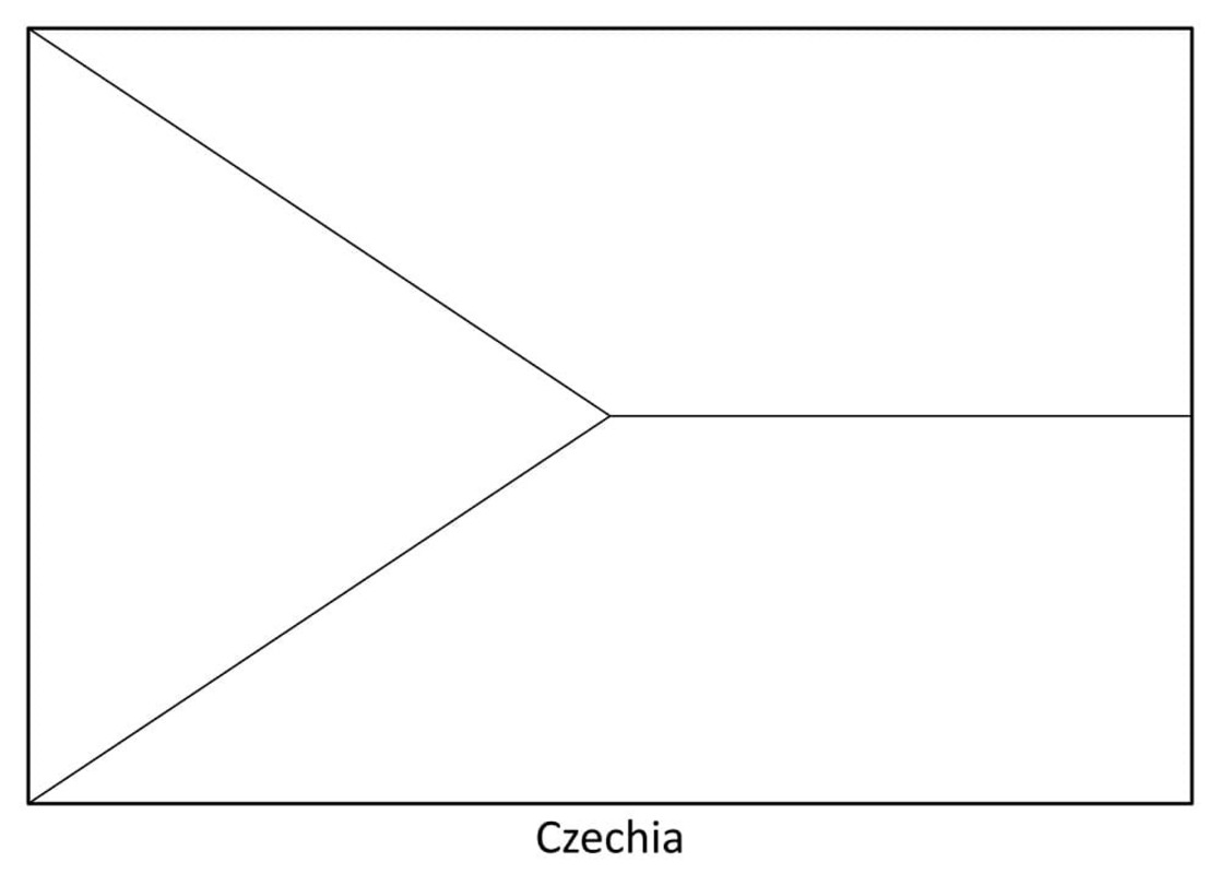 Nakreslete Česko základní omalovánka