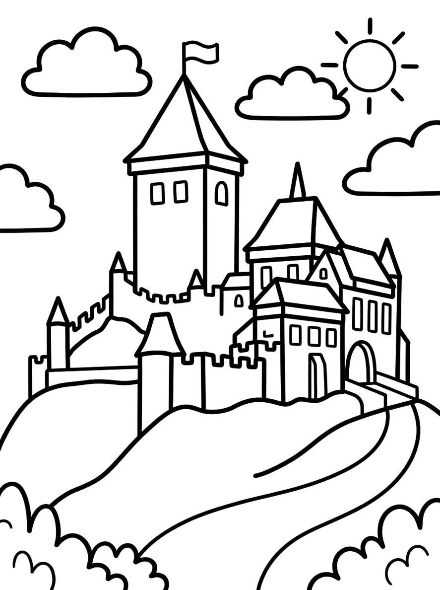 Nakreslete Česko zdarma prostý omalovánka
