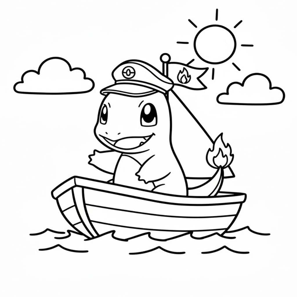 Nakreslete Charmander omalovánka