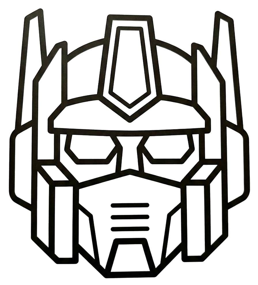Nakreslete Optimus Prime k vytisknutí zdarma omalovánka