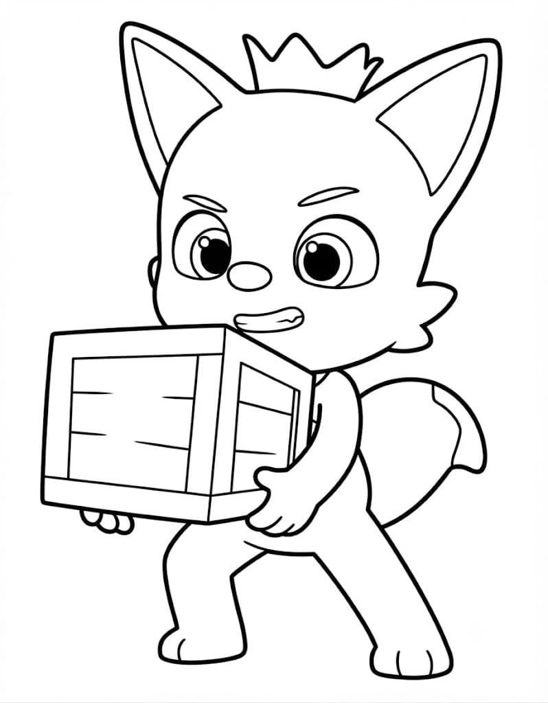 Nakreslete Pinkfong prostý omalovánka