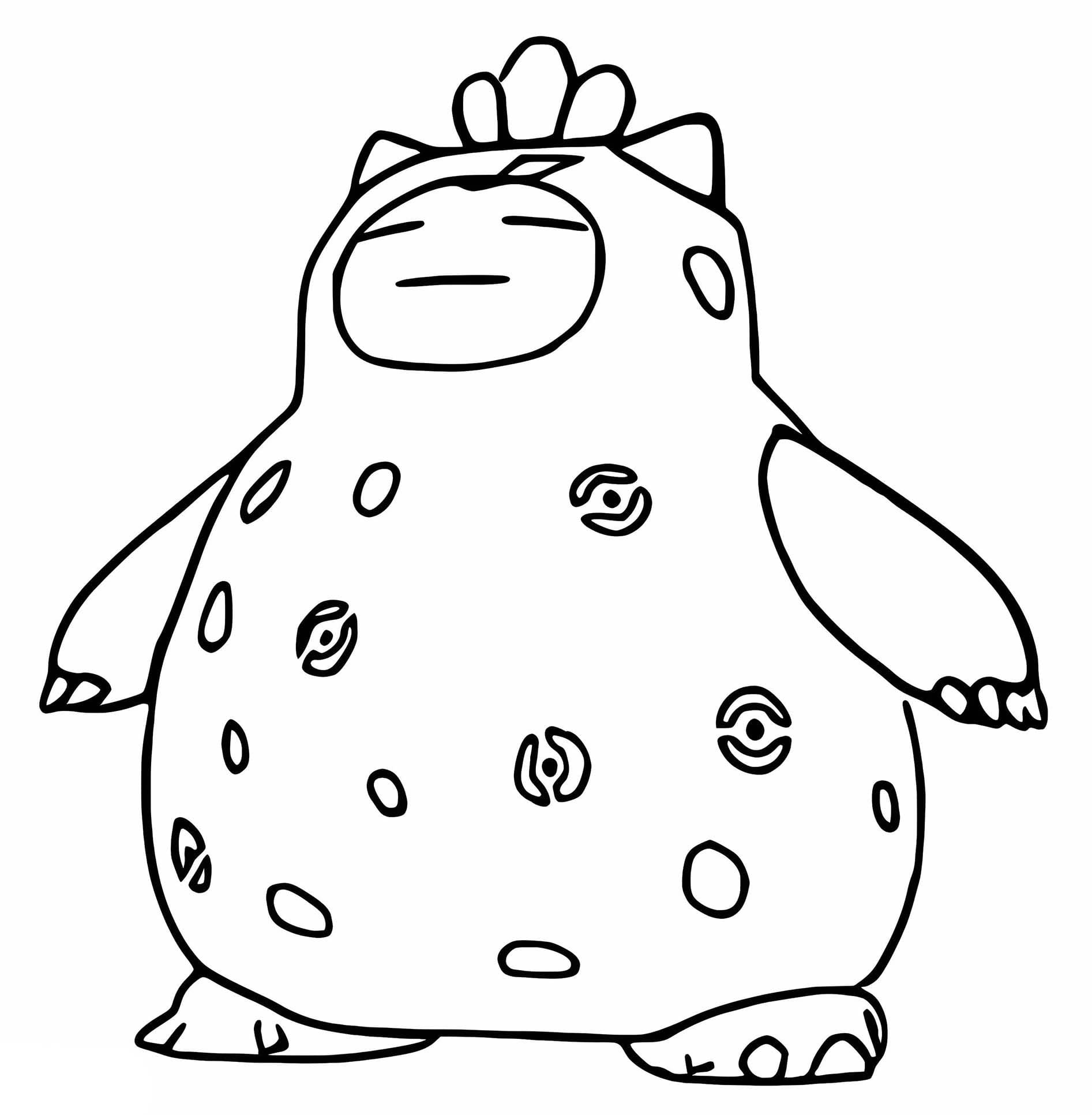 Nakreslete Snorlax zdarma omalovánka