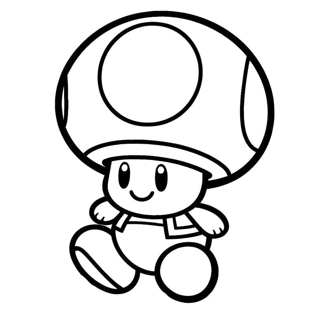 Nakreslete Toad snadný omalovánka