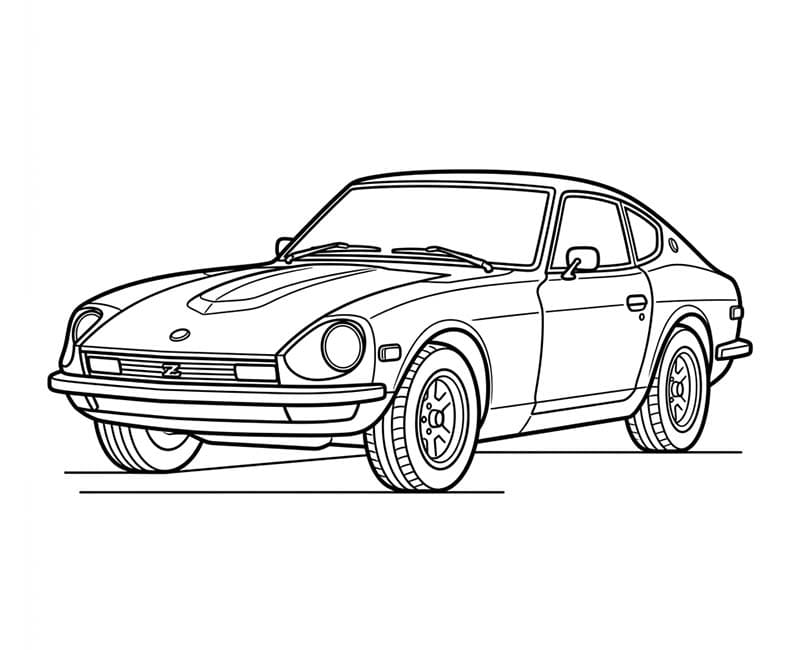 Nissan k vytisknutí omalovánka